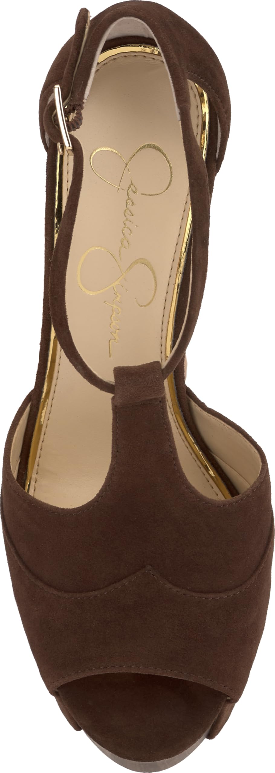 Jessica Simpson Women's Dany Sandal-Platform, Walnut, 11