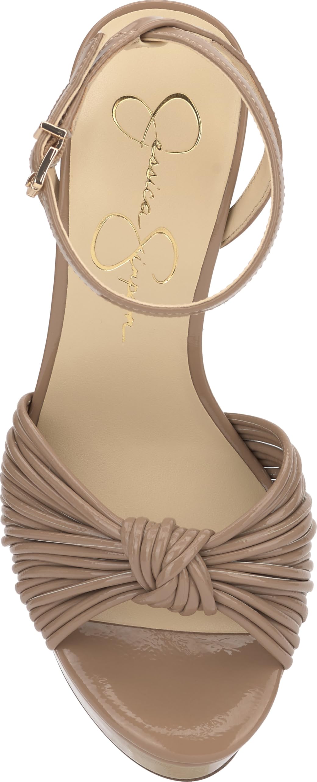 Jessica Simpson Women's Immie Platform Sandal, Chai Latte, 12