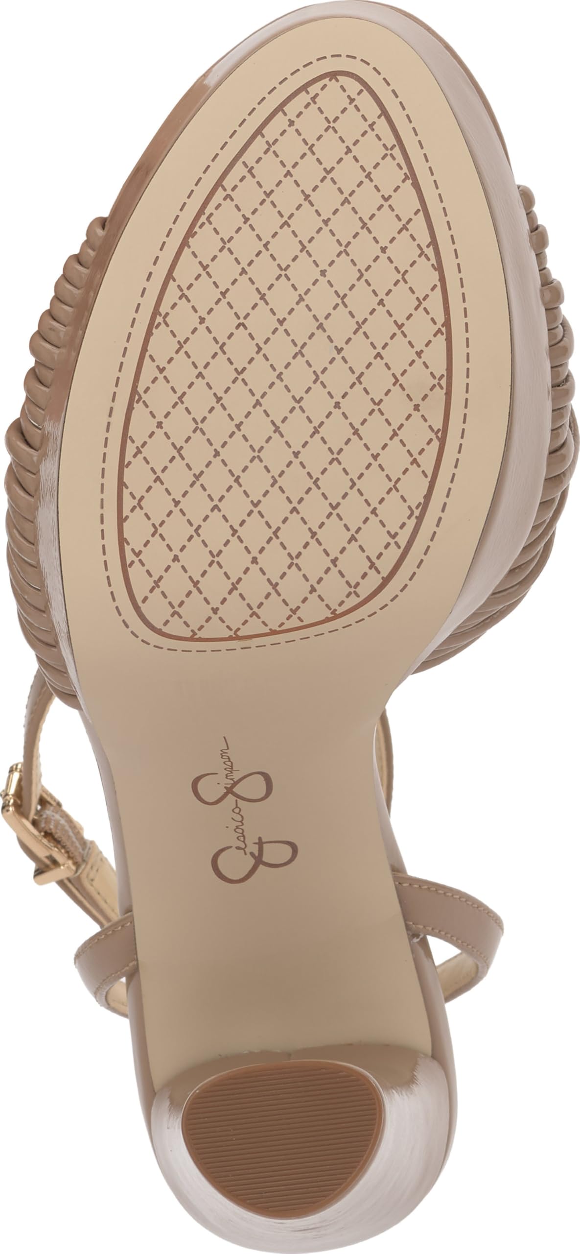 Jessica Simpson Women's Immie Platform Sandal, Chai Latte, 12