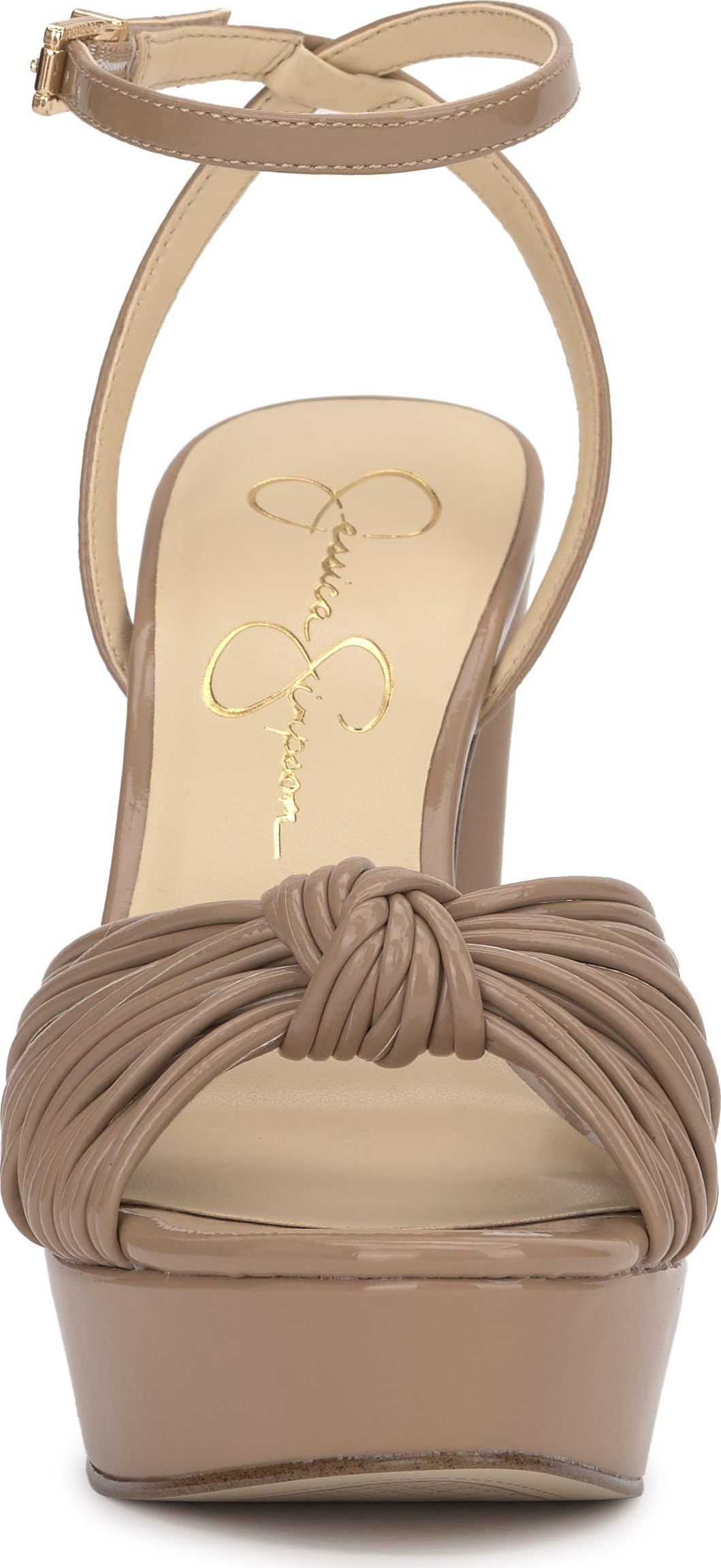 Jessica Simpson Women's Immie Platform Sandal, Chai Latte, 12