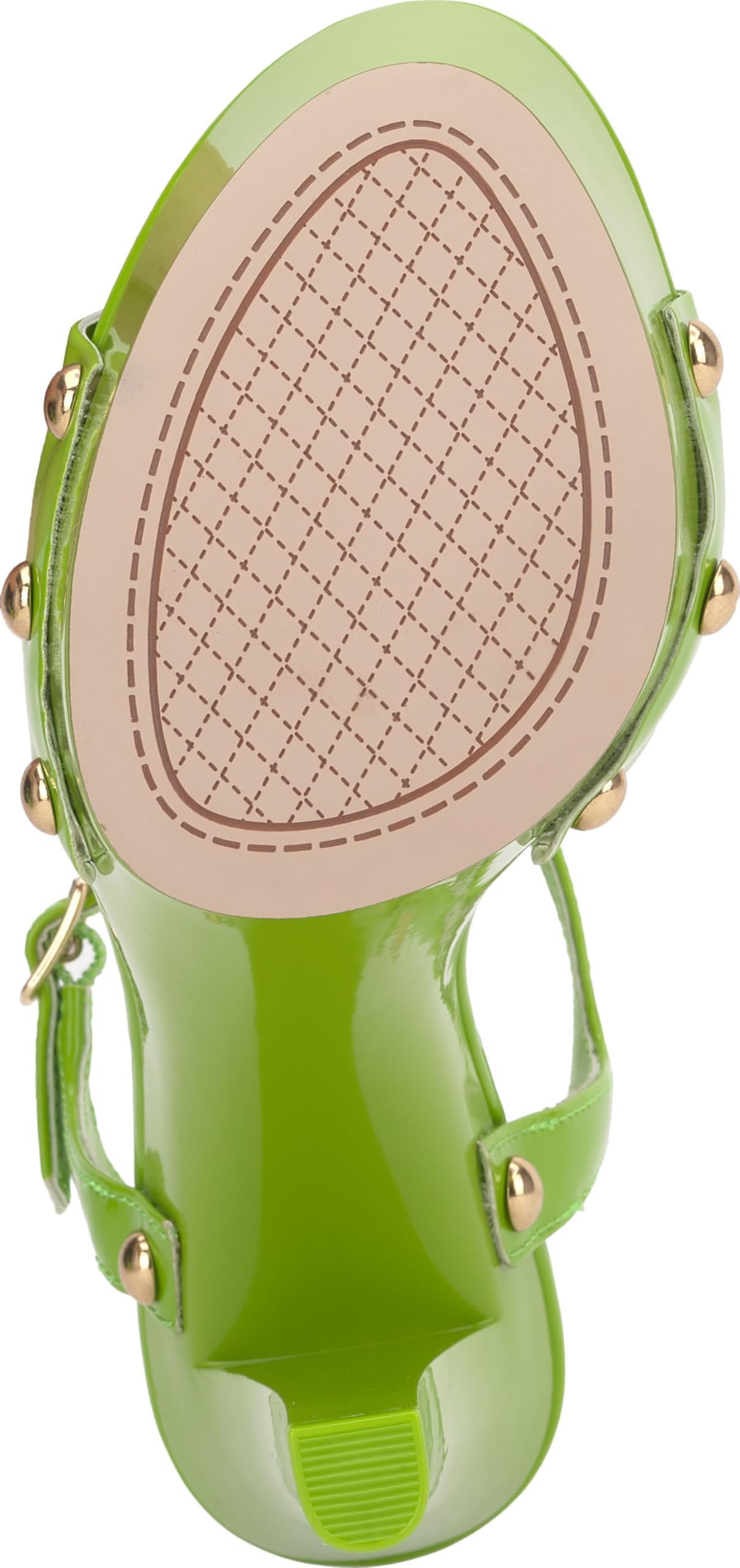 Jessica Simpson Women's Calenta Platform Sandal, Lizard Green Patent, 8