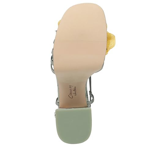 Circus NY By Sam Edelman Women's Siena Flower Heeled Sandal, Cool Mint Multi, 7