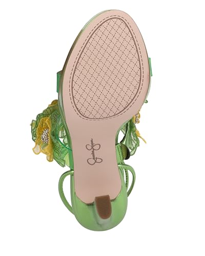 Jessica Simpson Iyla Flower Double Platform Sandal, Bright Green, 9.5
