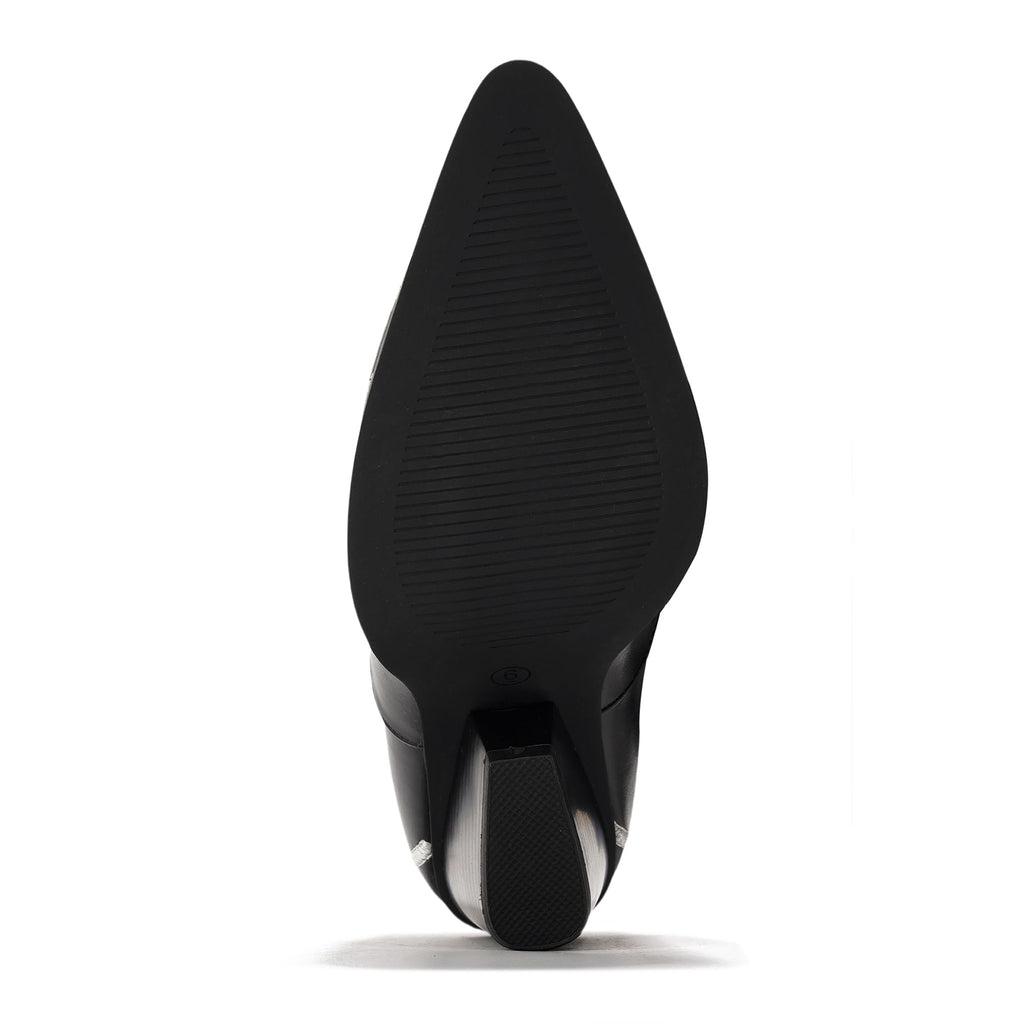 Cape Robbin Women's Western Thigh High Over The Knee Cowboy Cowgirl Boots - Chunky Block Heel Fashion Boots for Women (KELSEY-21) - Black