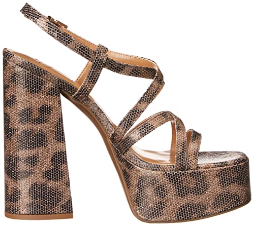 Chettah Print Jessica Simpson womens Salih Block Heel