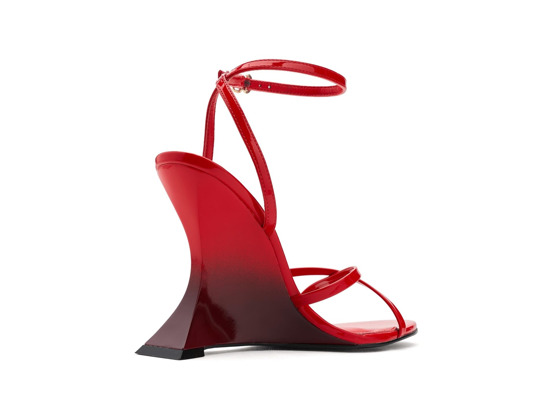 Steve Madden Womens Layers Red Patent 6.5 M