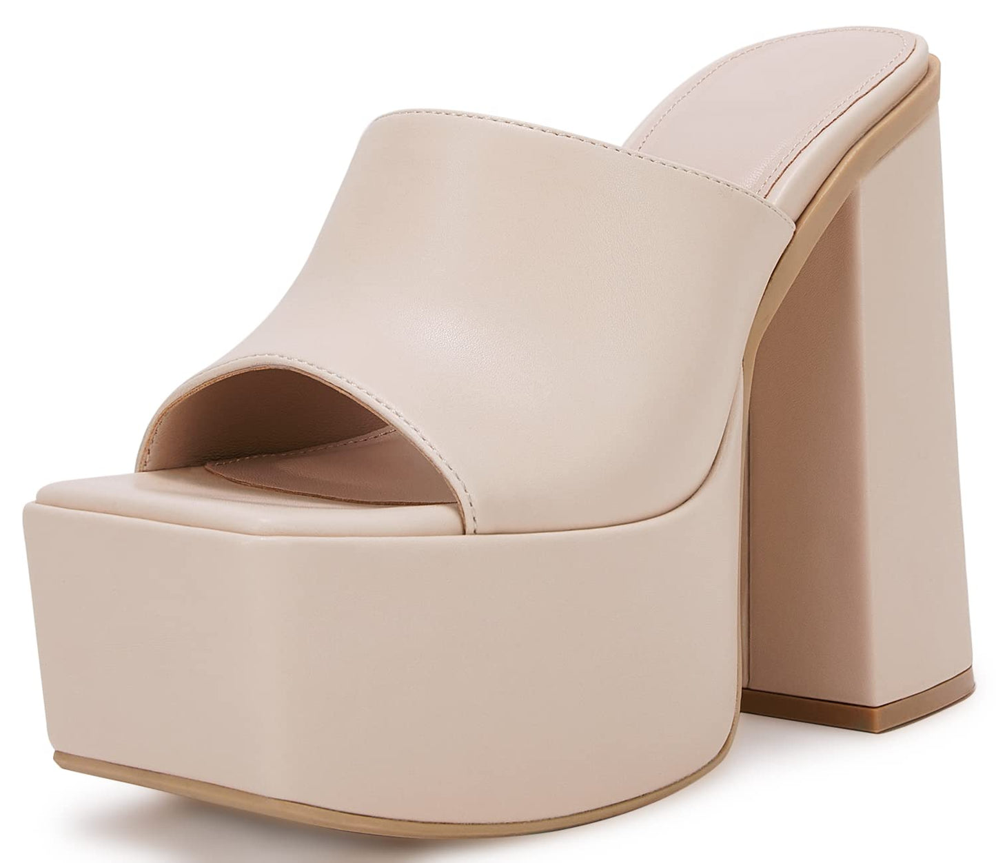 VETASTE Women's Platform Chunky Block Heels Sexy Open Toe High Heel Sandals