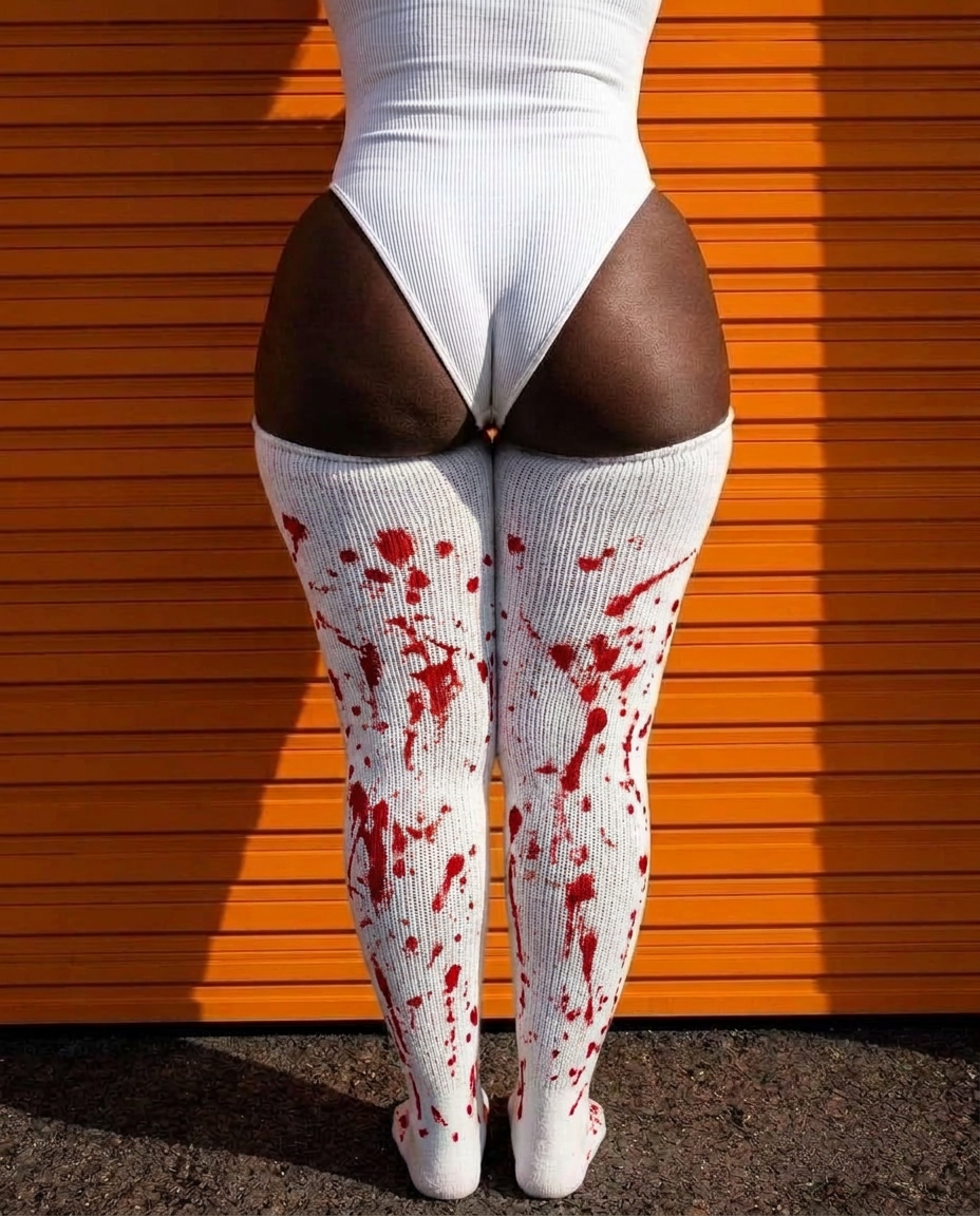 Stained Halloween Socks