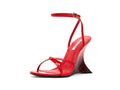 Steve Madden Womens Layers Red Patent 6.5 M