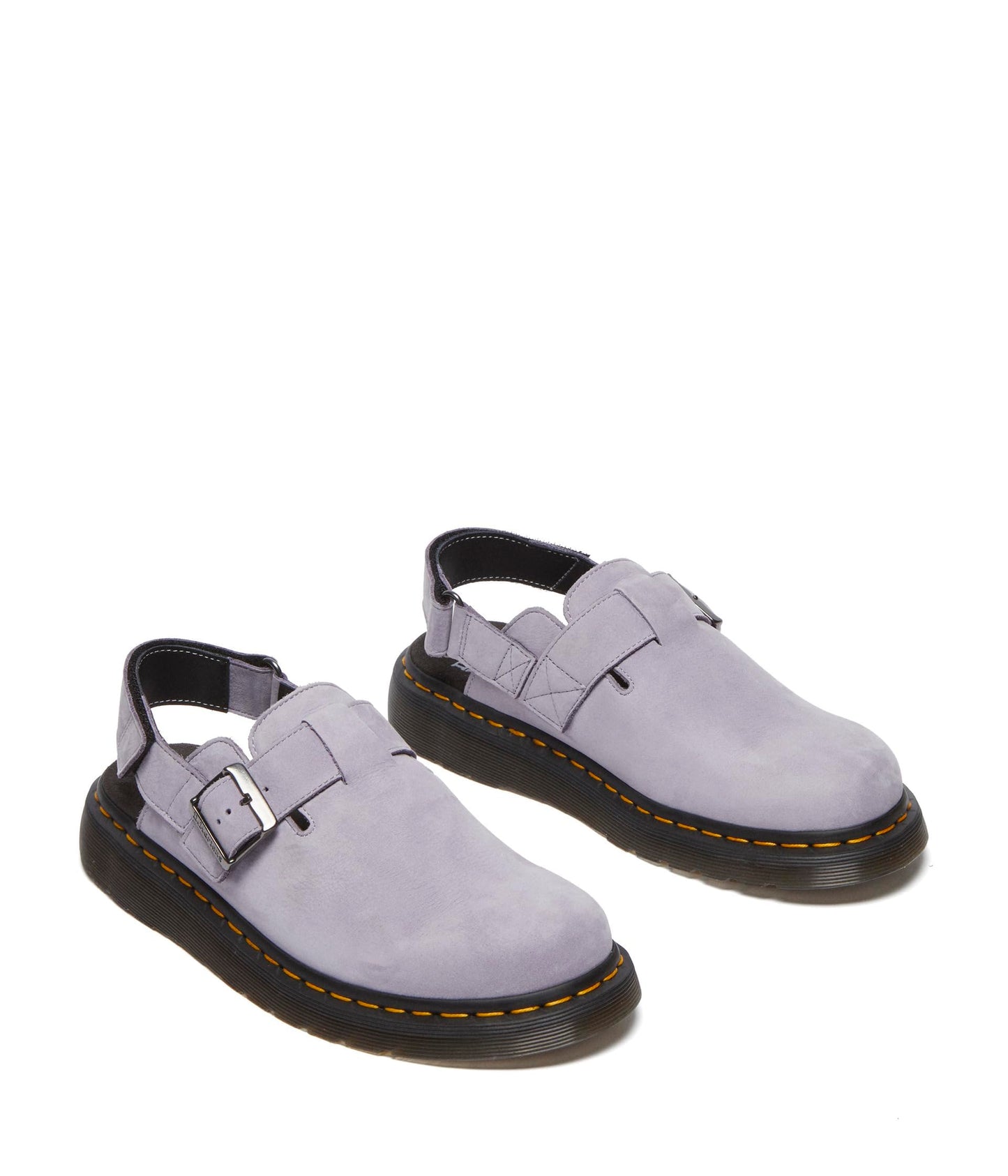 Dr. Martens Men's Jorge II Leather Slingback Mules, Lavender Frost, 13