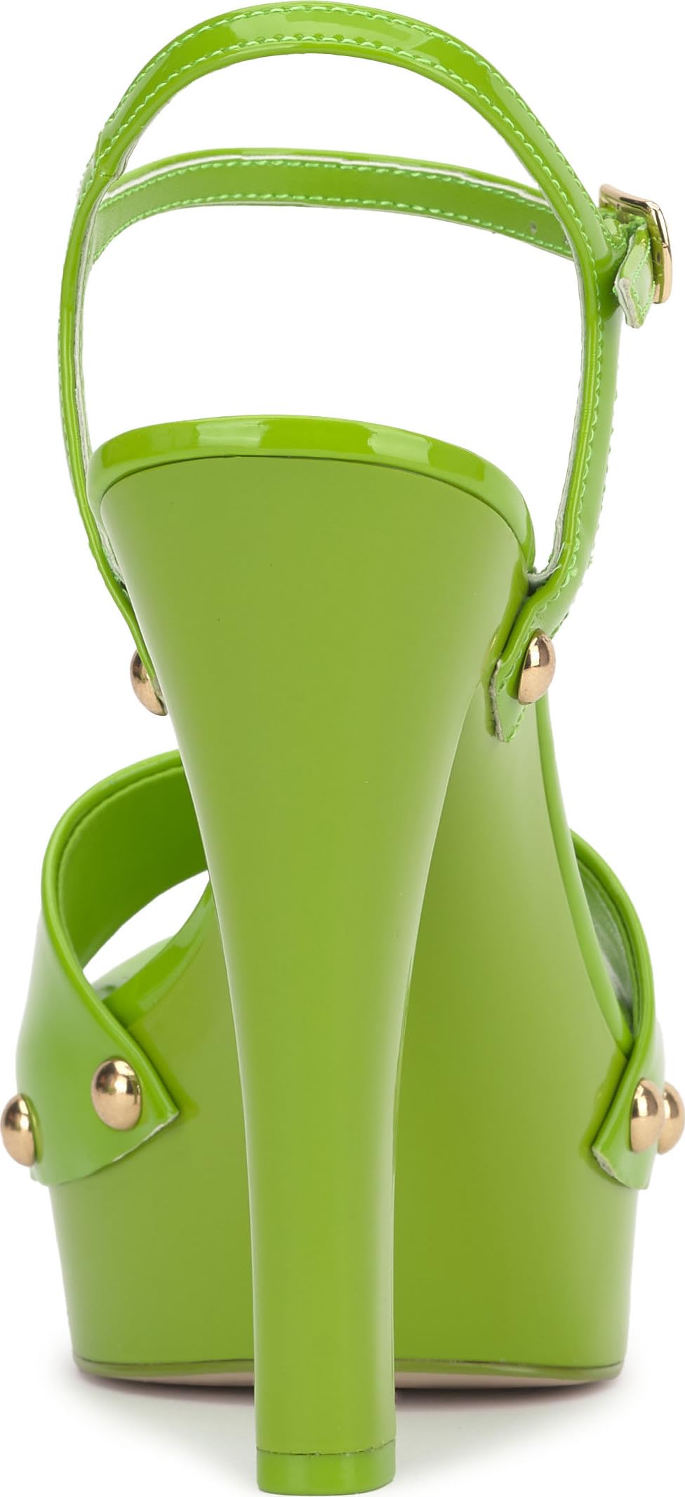 Jessica Simpson Women's Calenta Platform Sandal, Lizard Green Patent