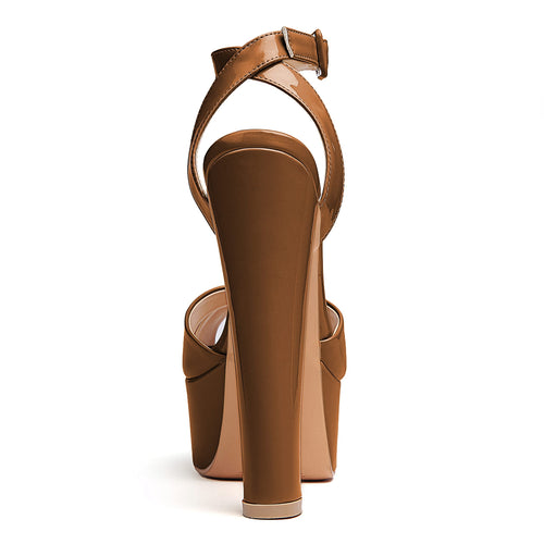 Brown Eldof Women's Platform Heel