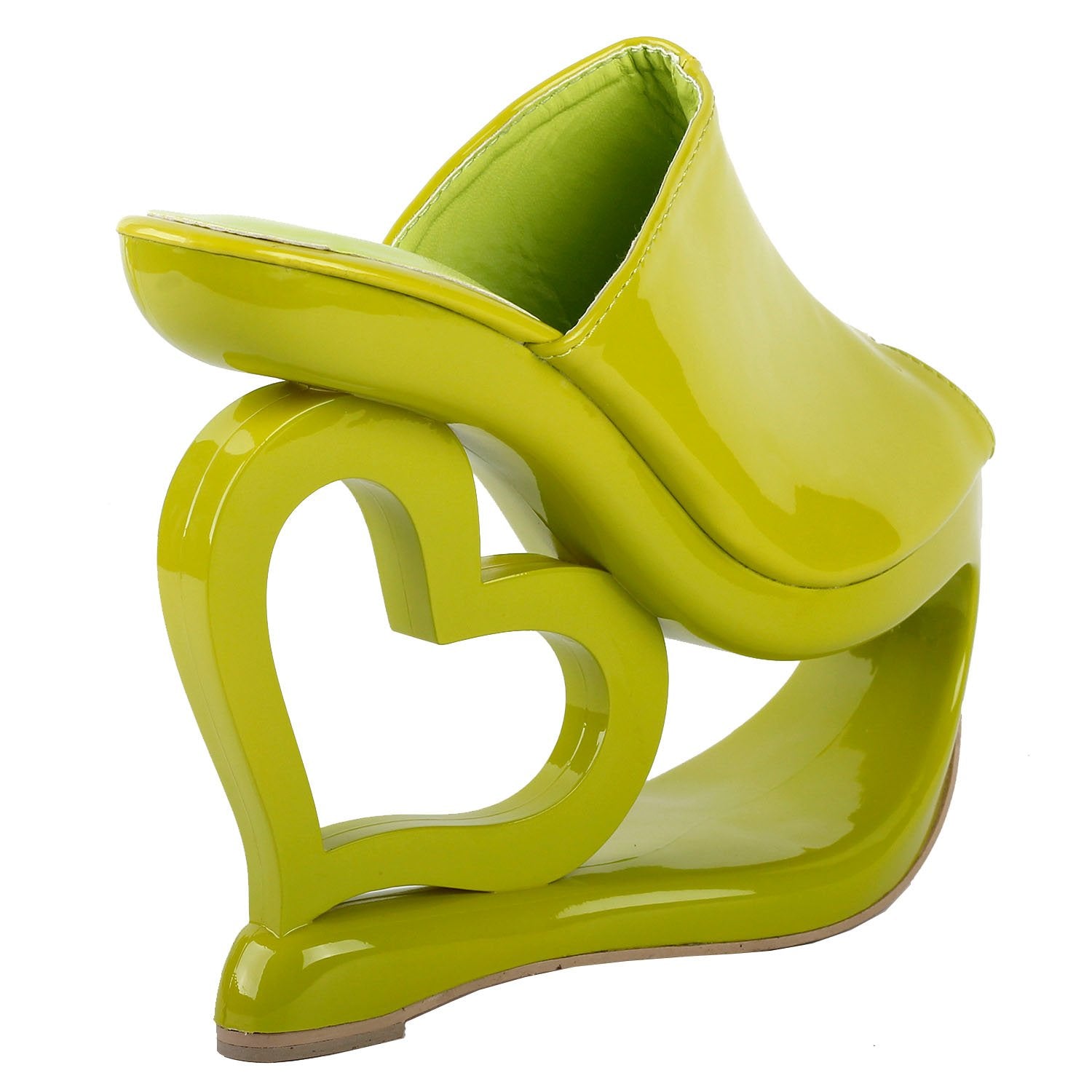 SHOW STORY Trendy Green High Heel Platform Party Sandals,LF40205GR39,8US,Green