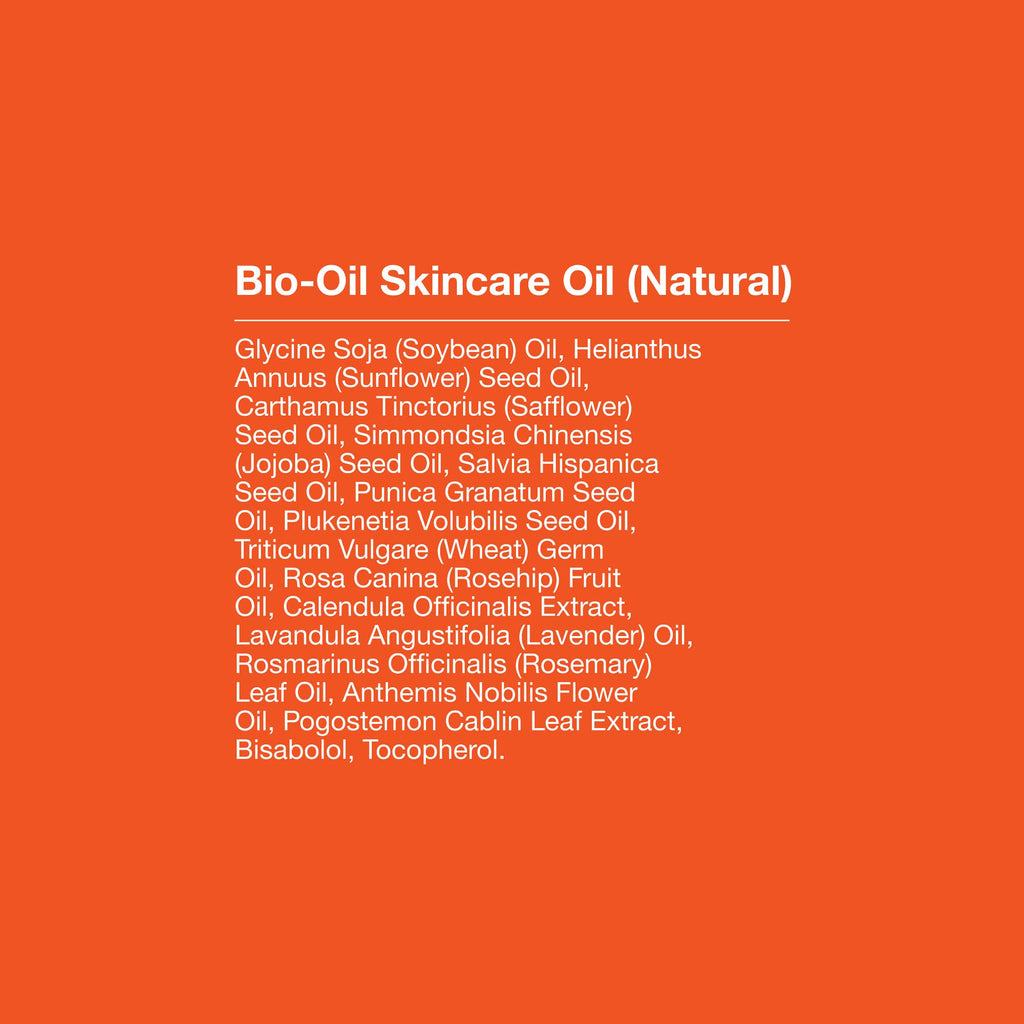 Bio-Oil Natural Skincare Oil Serum, Face and Body Moisturizer with Chamomile, Rosehip, and Lavender Oil, for Scars, Stretch Marks, Sensitive Skin, All Skin Types, 2 Oz