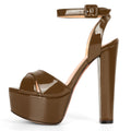 Brown Eldof Women's Platform Heel