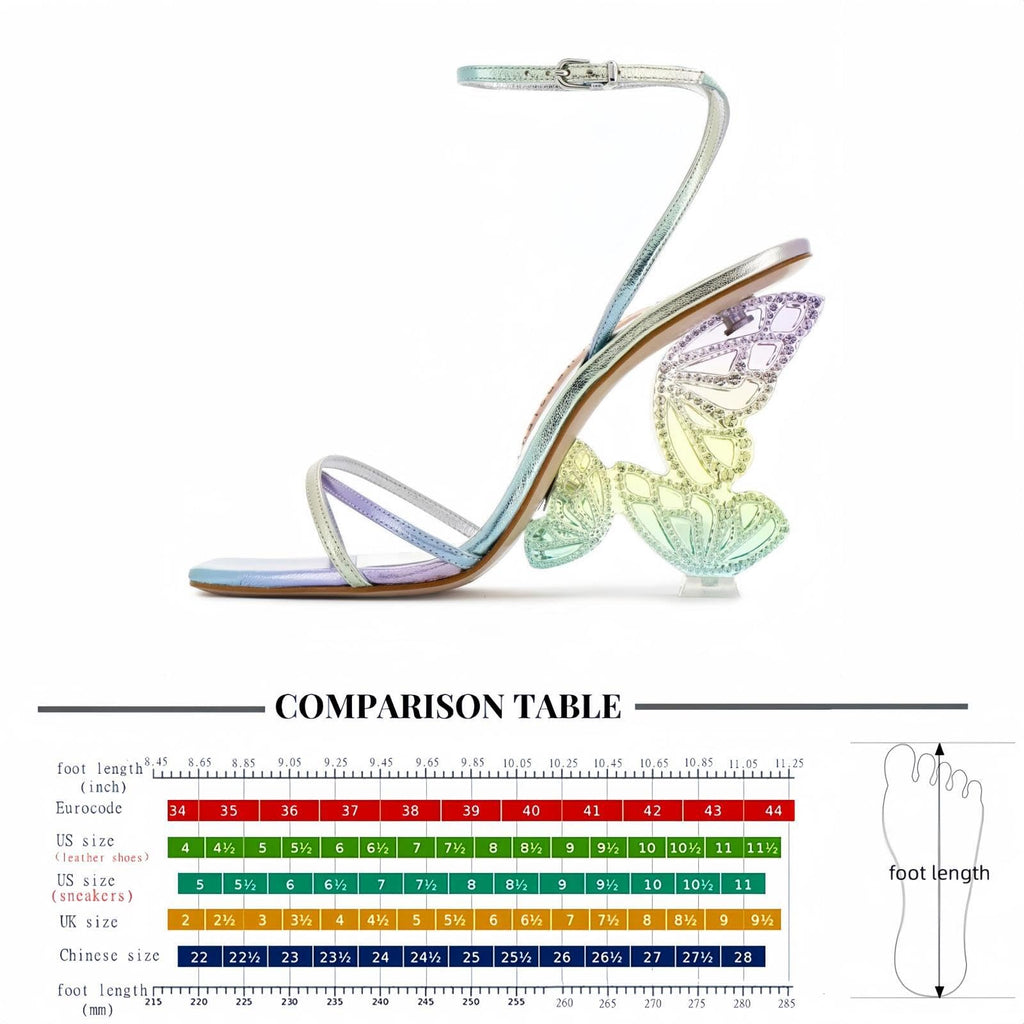 Longwenxuan Glitter Rhinestone Furry Lace Up Butterfly Stilletos Heels Sandals for Women,Women's Open Pointed High Heels Strappy Sandals Adjustable Ankle Strap Buckles Elegant Wedding Sandals Dress