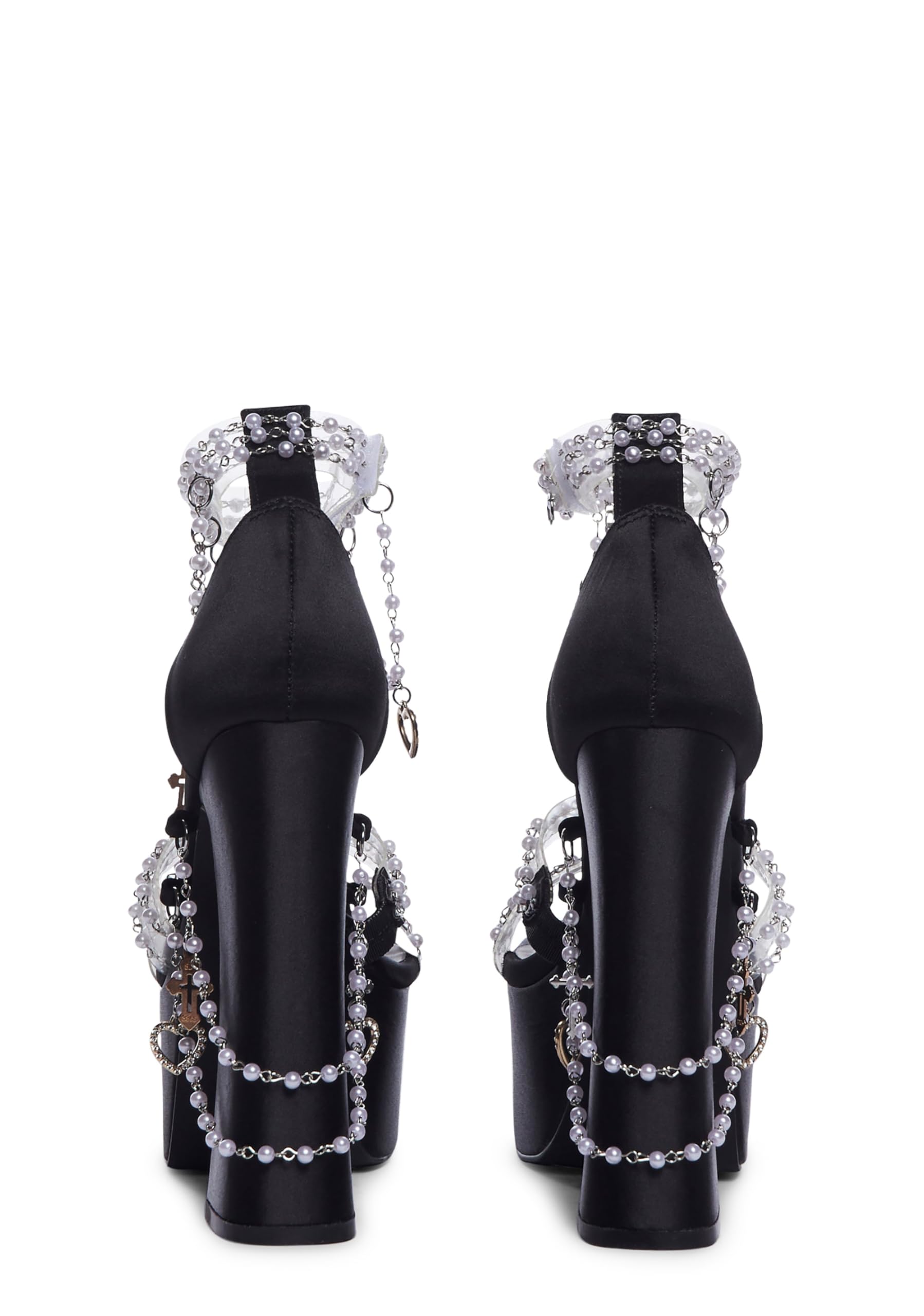 Black Holy Revelation Platform Heels