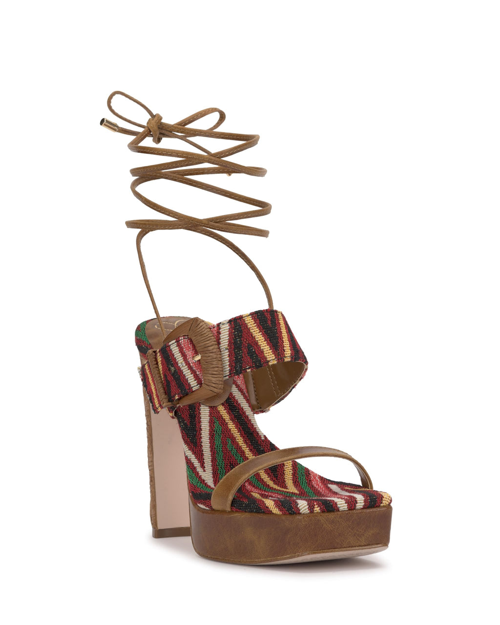 Jessica Simpson Women's CAELIA Sandal-Platform, Warm Multi