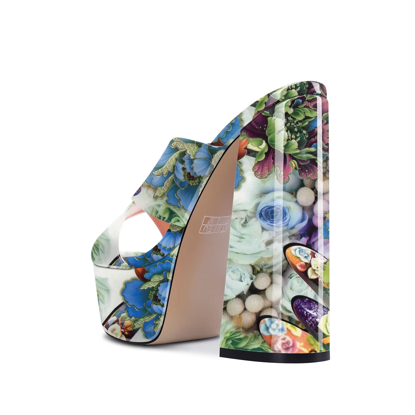 HEUIVZAR Women High Chunky Block Platform Heel