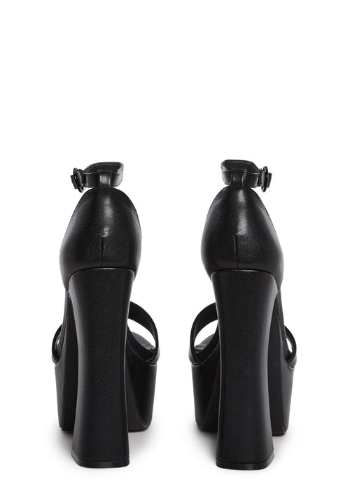 Black Holy Revelation Pure Platform Heel