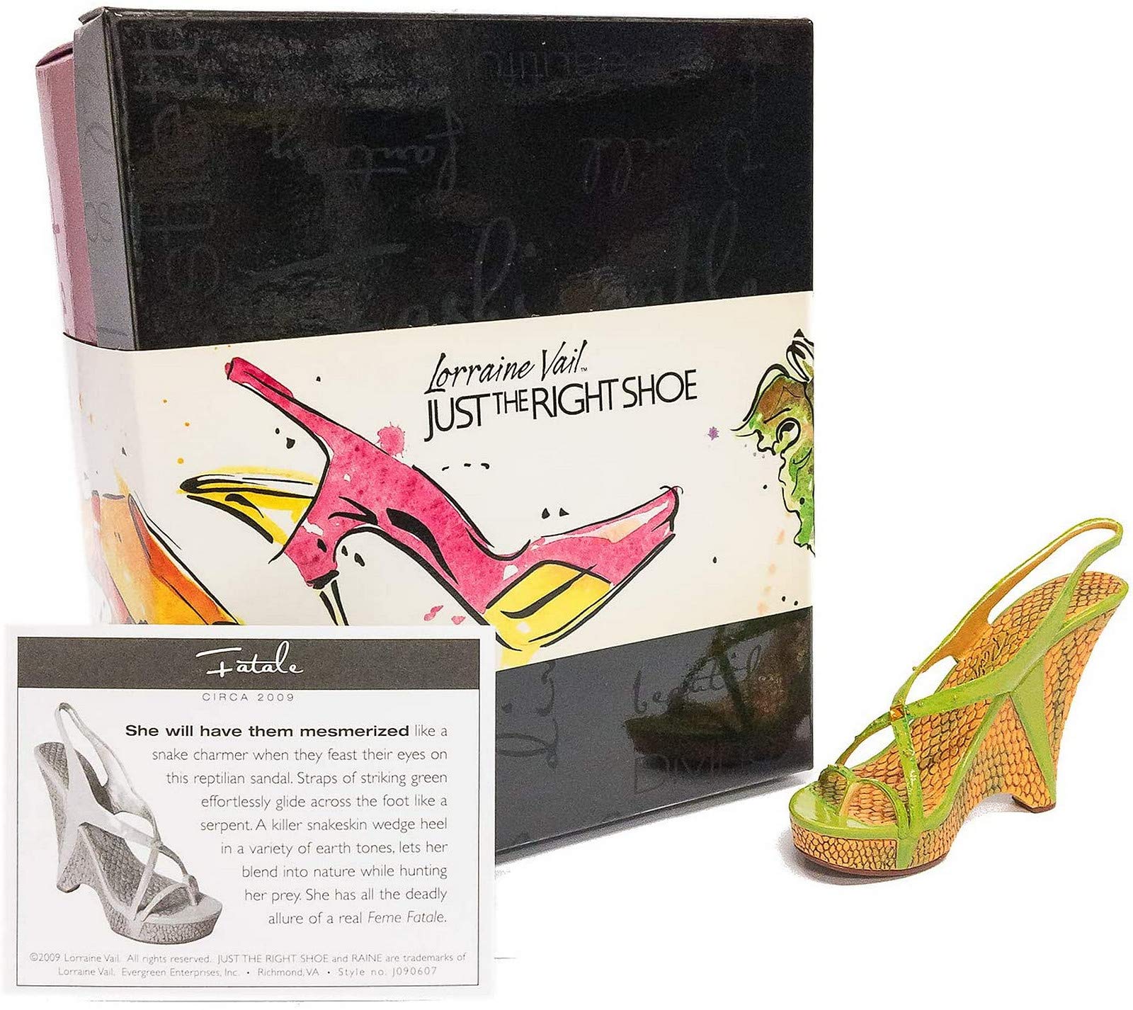 Just The Right Shoe Fatale Figurine #J090607