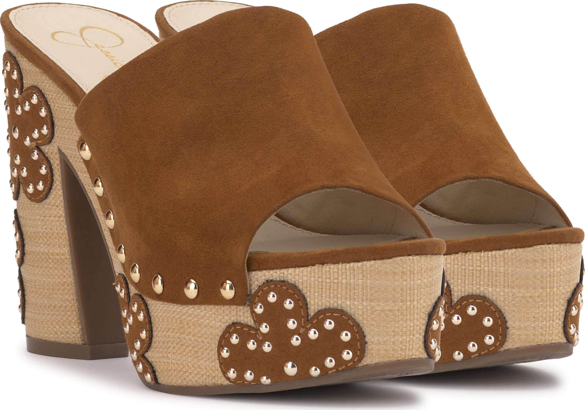 Jessica Simpson Women's Shelbie Platform Sandal, Tuscan Tan Supreme Microsuede, 7.5