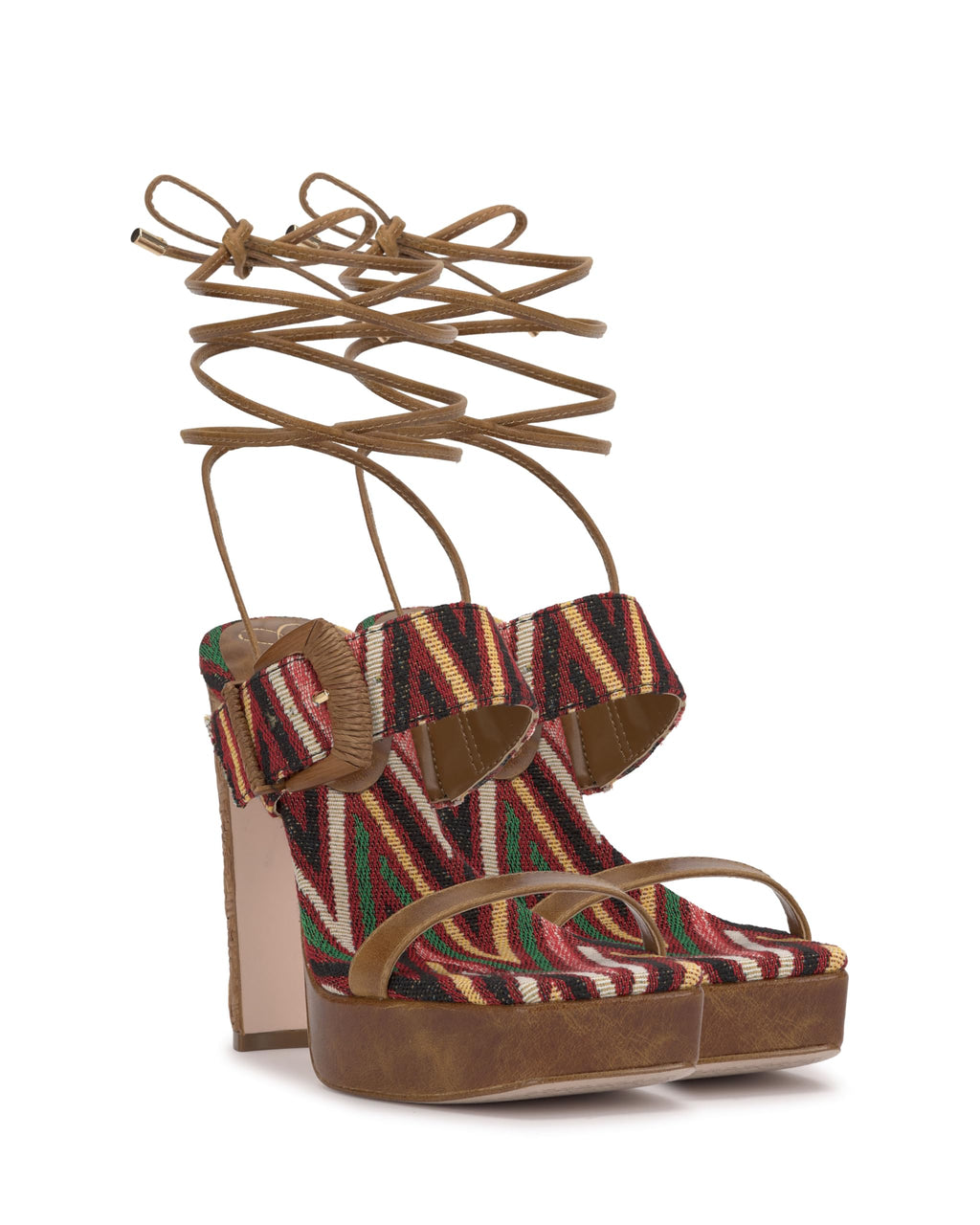 Jessica Simpson Women's CAELIA Sandal-Platform, Warm Multi