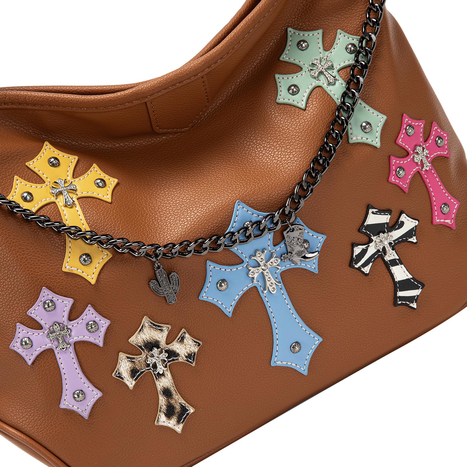 Shoulder Bag for Women Cute Hobo Purses and Handbags Retro Clutch Underarm Purse Y2K Bag
