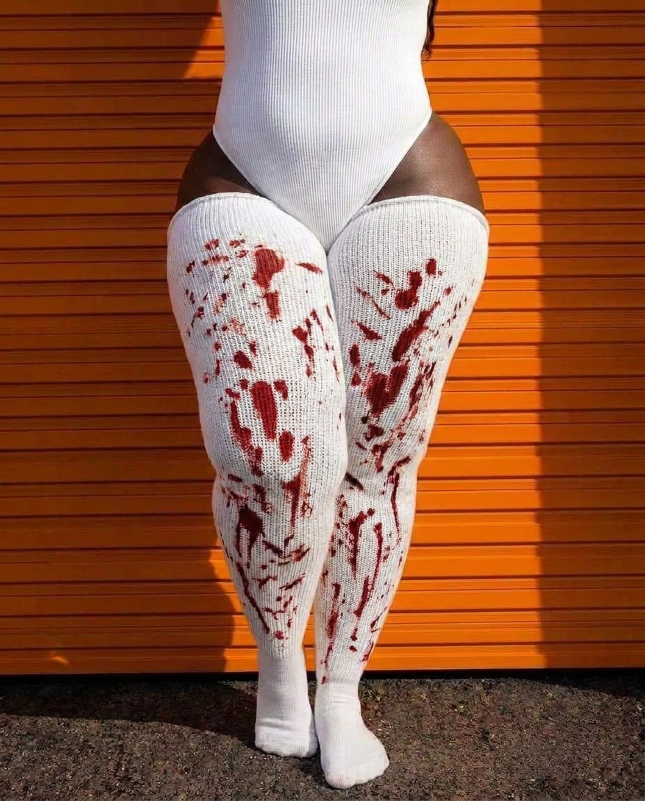 Stained Halloween Socks